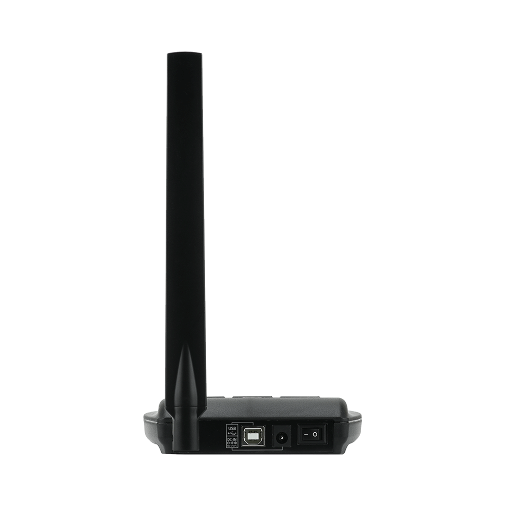 直立式呼叫器 簡易收納與充電示意